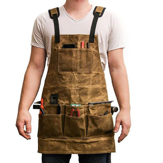 Multi Pocket Canvas Apron