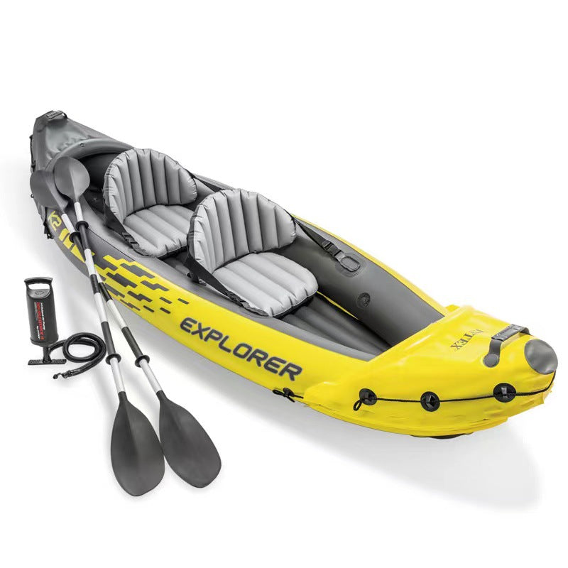 Single And Double Kayak Inflatable Boat Fishing – Boring Products Co.