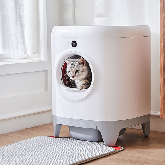 7L Smart Toilet App Remote Control Auto Self-Cleaning Cat Litter Box